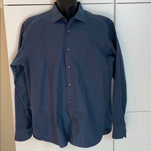 Men’s Visconti black dress shirt L